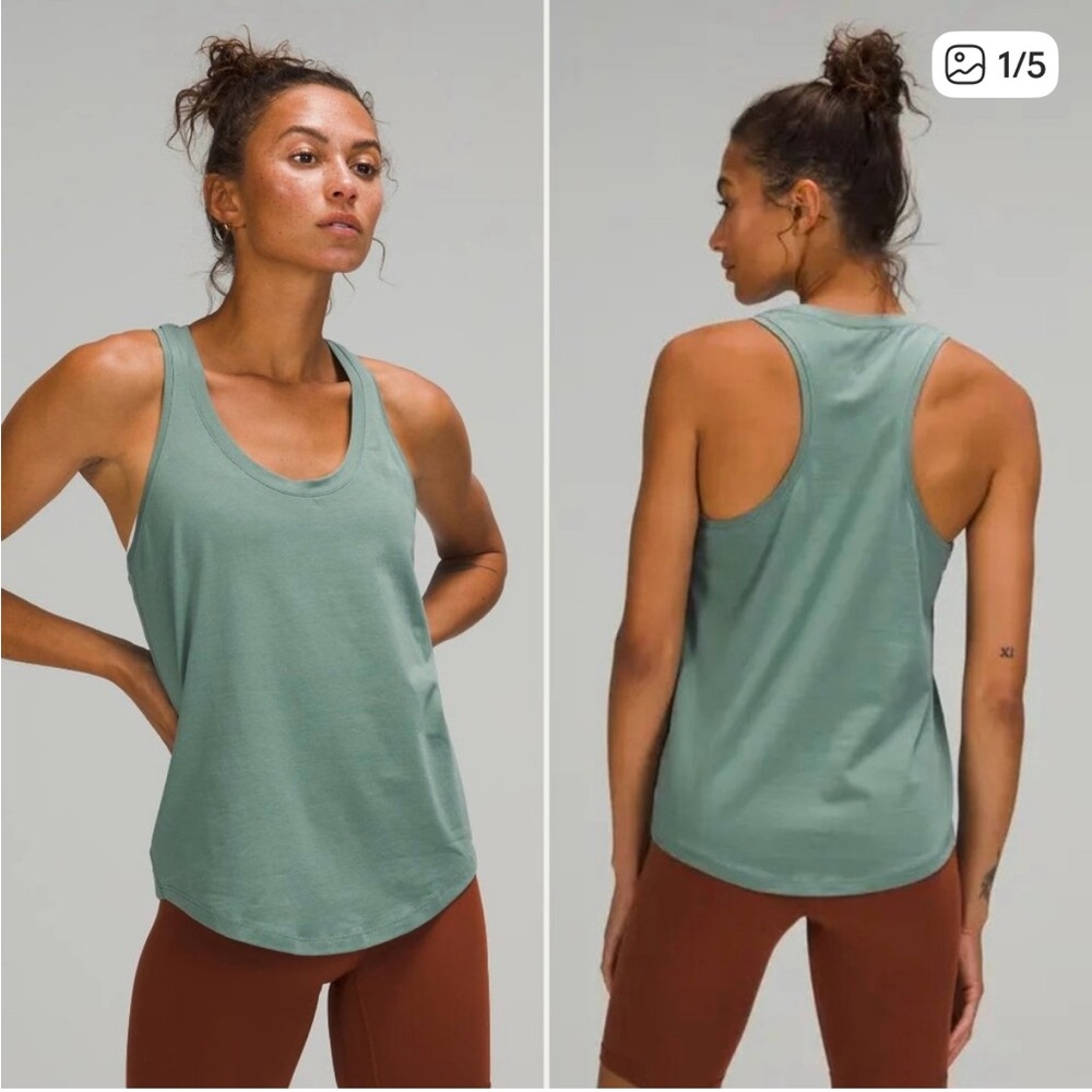 lululemon athletica Green Tank Top